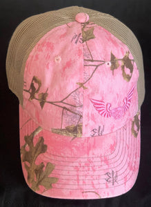 Ladies Pink Realtree Mesh Hat